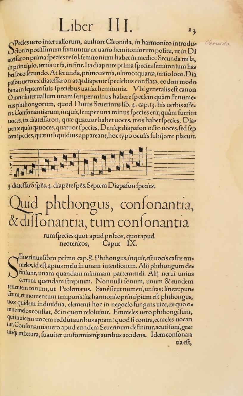 Original 1547 printed page 23: The three fourths, four fifths, and seven octave species