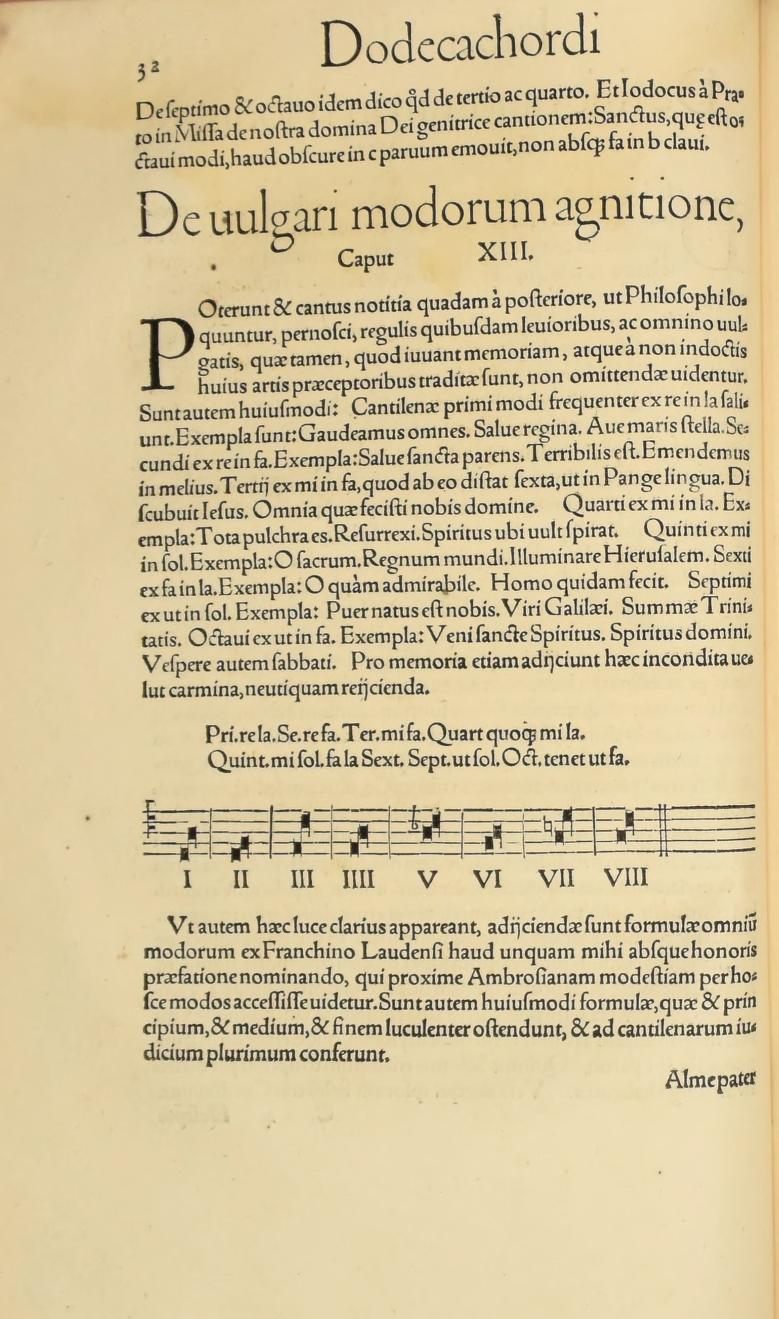 Original 1547 printed page 32: The chapter’s conclusion at the top of the original page